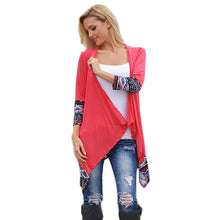 Cardigan Women Long Sleeve Outwear Coat Casual Print Knitted Cardigan For Women