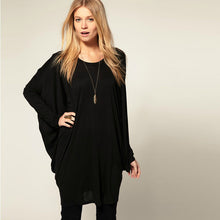 chic-women-over-size-t-shirt-batwing-long-sleeve-knit-loose-tops-shirt-casual-shirts BBL