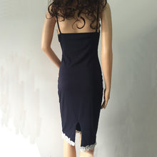 Dress Sexy Lace Crochet Strap Dress Women Deep V Lace Flower Patchwork Bodycon Dress Midi Slim Womens Dress