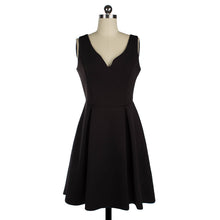 V Neck Little Black Dress Women Elegant Empire Waist Backless Party Dresses Robe Femme Off Shoulder Women Dress