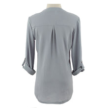 women-blouses-v-neck-d-ring-tab-long-sleeves-women-tops-casual-chiffon-shirt-blusas-grey-watermelon-red BBL