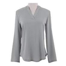 women-blouses-v-neck-d-ring-tab-long-sleeves-women-tops-casual-chiffon-shirt-blusas-grey-watermelon-red BBL