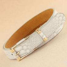 Women Crocodile Pattern Wide waist belt Brand Lady Leather Belts Metal Buckle Straps Trend All-match Waistband