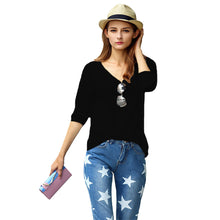 women-t-shirt-v-neck-long-sleeve-women-tops-casual-pullover-loose-tops-t-shirt-women-plus-size-blusas-white-black BBL