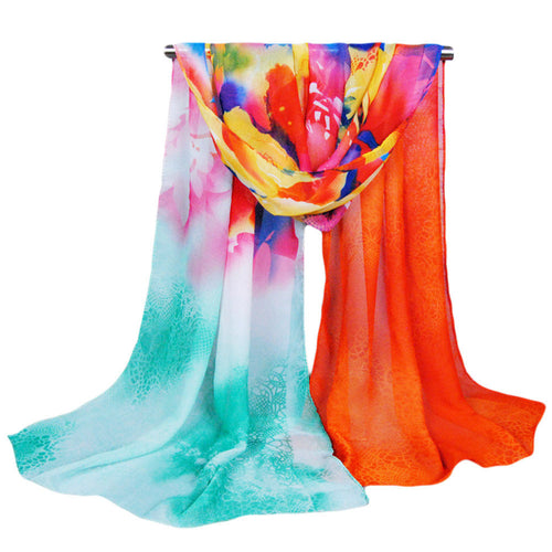 women-scarf-floral-print-long-thin-shawl-vintage-pashmina-women-wrap-chiffon-scarves BBL