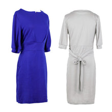 s-ladies-clothes-women-dress-pockets-belt-half-sleeves-solid-vestido-casual-mini-vestidos-femininos BBL