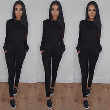Tracksuit Sets Women Hoodies 2-piece Hooded Sweatshirt+Long Pants Causual Suits Women Sets 4 Colors