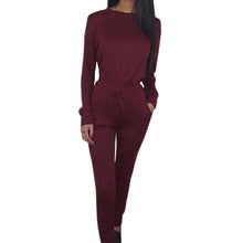 Tracksuit Sets Women Hoodies 2-piece Hooded Sweatshirt+Long Pants Causual Suits Women Sets 4 Colors