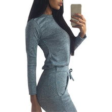 Tracksuit Sets Women Hoodies 2-piece Hooded Sweatshirt+Long Pants Causual Suits Women Sets 4 Colors