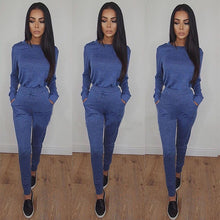 Tracksuit Sets Women Hoodies 2-piece Hooded Sweatshirt+Long Pants Causual Suits Women Sets 4 Colors