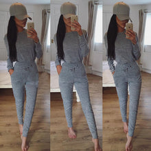 Tracksuit Sets Women Hoodies 2-piece Hooded Sweatshirt+Long Pants Causual Suits Women Sets 4 Colors