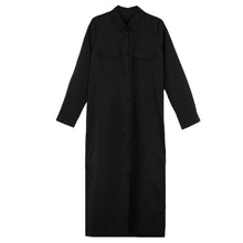 women-shirt-dress-turn-down-collar-long-sleeve-buttons-pockets-casual-loose-dress-ol-office-dress-one-piece BBL