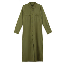 women-shirt-dress-turn-down-collar-long-sleeve-buttons-pockets-casual-loose-dress-ol-office-dress-one-piece BBL