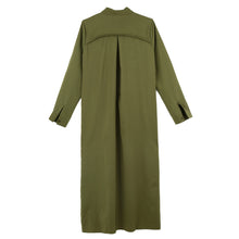 women-shirt-dress-turn-down-collar-long-sleeve-buttons-pockets-casual-loose-dress-ol-office-dress-one-piece BBL