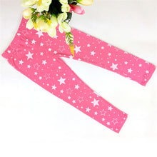 new-baby-girls-kids-skinny-toddlers-star-print-leggings-pants-trousers-2-7-years-6-colors BBL