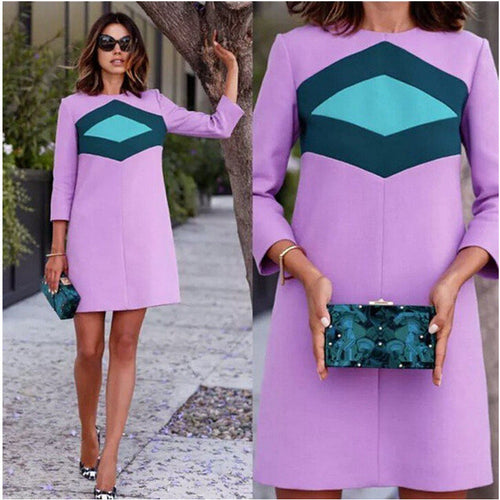 Casual Dresses Dress Dlothes for Women Dress Vestidos Women Vintage A-Line Dress Vestidos ZX055