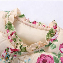 new-children-outerwear-coats-flowers-printed-vest-kids-windbreaker-jacket-cotton-coats-children-warm-vest BBL