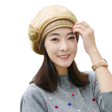 new-design-women-faux-rabbit-fur-beanie-with-flower-crochet-warm-and-cute-princess-rabbit-hat-knitted-beret-warm-cap BBL