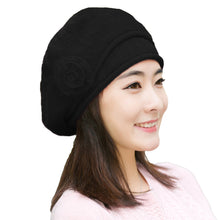 new-design-women-faux-rabbit-fur-beanie-with-flower-crochet-warm-and-cute-princess-rabbit-hat-knitted-beret-warm-cap BBL