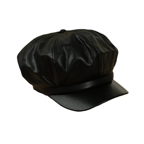 hats-for-women-beret-hat-pu-leather-casualcolor-cap-ladies-beret-cap-beanie-hat-black-red-camel BBL