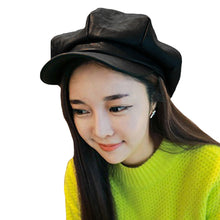 hats-for-women-beret-hat-pu-leather-casualcolor-cap-ladies-beret-cap-beanie-hat-black-red-camel BBL