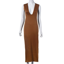 Fashion Women Sexy Lace Bandage High Waist Sleeveless Stripe Party V Neck Open Fork Dress Plus Size S M L XL