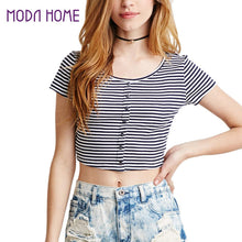 crop-top-women-t-shirt-stripe-round-neck-short-sleeve-tee-shirt-button-casual-short-t-shirt-women-tops-white BBL