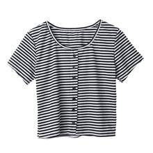 crop-top-women-t-shirt-stripe-round-neck-short-sleeve-tee-shirt-button-casual-short-t-shirt-women-tops-white BBL