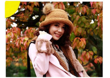 cute-sweet-hat-twin-bobbles-knitted-warm-cap-beige-hats-for-hats BBL