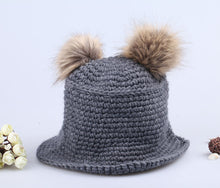 cute-sweet-hat-twin-bobbles-knitted-warm-cap-beige-hats-for-hats BBL