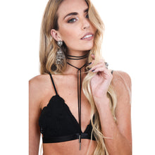 Leather String Women Necklace Trendy Apparel Accessories Terciopelo Leather Bow Choker DIY Necklace Gift for Women