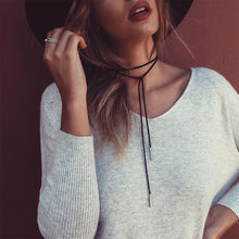Leather String Women Necklace Trendy Apparel Accessories Terciopelo Leather Bow Choker DIY Necklace Gift for Women
