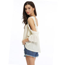 loose-women-blouse-cold-shoulder-lace-splice-ruffle-sleeve-ruched-casual-tee-shirt-women-tops-blusas-beige BBL