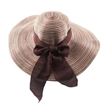 hats-for-women-floppy-hat-wide-brim-bow-ornament-sun-hat-foldable-beach-cap-women BBL