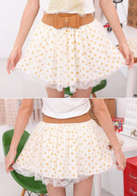 women-chiffon-lace-skirt-polka-dot-pleated-mini-skirt-elastic-waist-lovely-short-skirt-for-womens BBL