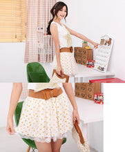 women-chiffon-lace-skirt-polka-dot-pleated-mini-skirt-elastic-waist-lovely-short-skirt-for-womens BBL