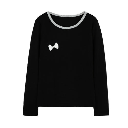 t-shirt-women-tops-girl-bowknot-o-neck-long-sleeve-pullover-casual-t-shirt-tee-streetwear-grey-black BBL