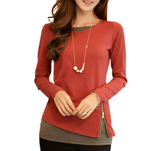 new-fashion-t-shirt-women-pullovers-false-two-piece-side-zipper-long-sleeve-slim-basic-women-tops-blusas-plus-size BBL