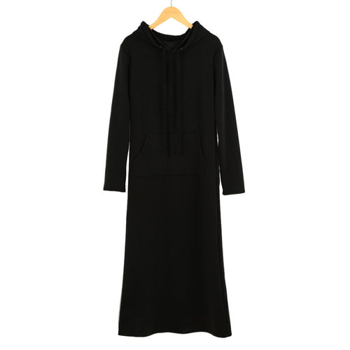 women-maxi-dress-front-pocket-long-sleeve-loose-dress-fleece-long-casual-dress-vestidos-plus-size BBL