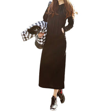 women-maxi-dress-front-pocket-long-sleeve-loose-dress-fleece-long-casual-dress-vestidos-plus-size BBL