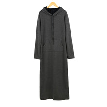 women-maxi-dress-front-pocket-long-sleeve-loose-dress-fleece-long-casual-dress-vestidos-plus-size BBL