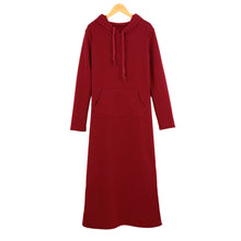 women-maxi-dress-front-pocket-long-sleeve-loose-dress-fleece-long-casual-dress-vestidos-plus-size BBL