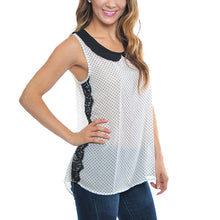 women-blouse-polka-dot-peter-pan-collar-sleeveless-lace-asymmetric-hem-loose-top-white BBL
