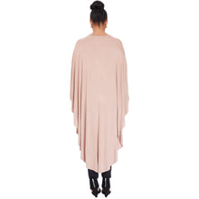 new-fashion-women-cape-t-shirt-three-quarter-batwing-sleeve-long-t-shirt-women-tops-o-neck-asymmetric-hem-loose-top-tee-blusas BBL