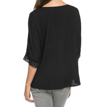 women-chiffon-blouse-crochet-lace-o-neck-half-sleeves-asymmetric-hem-large-size-casual-women-tops-blusas-black BBL