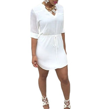 women-chiffon-dress-v-neck-drawstring-waist-asymmetric-hem-casual-dress-solidcolor-mini-dress-white BBL