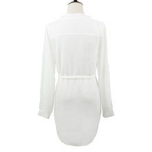 women-chiffon-dress-v-neck-drawstring-waist-asymmetric-hem-casual-dress-solidcolor-mini-dress-white BBL