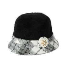 new-fashion-women-fedora-hat-faux-rabbit-fur-bucket-top-hat-pearl-diamond-contrast-derby-hat-felt-hats-warm-cap-headwear BBL