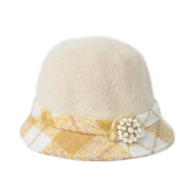 new-fashion-women-fedora-hat-faux-rabbit-fur-bucket-top-hat-pearl-diamond-contrast-derby-hat-felt-hats-warm-cap-headwear BBL