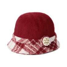 new-fashion-women-fedora-hat-faux-rabbit-fur-bucket-top-hat-pearl-diamond-contrast-derby-hat-felt-hats-warm-cap-headwear BBL